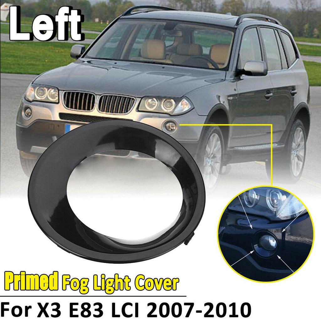 AT-Fog Driving Light Grill Trim Cover For BMW X3 E83 LCI 2007-2010