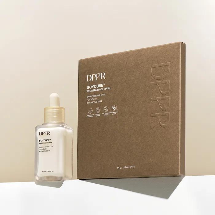 Soy Cube Exo Repair Soy Milk Barrier Serum 50ml + Soy Milk Gel Mask 4 Sheets