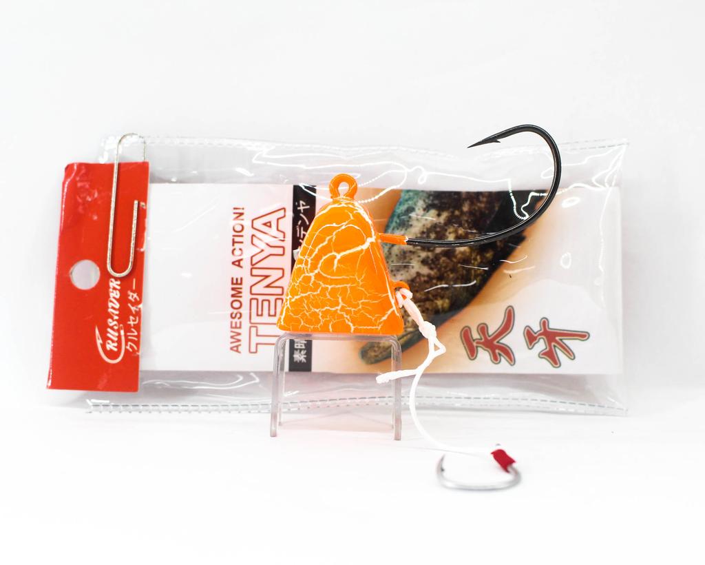 Crusader Tenya Bait Rig 165 grams Curve Hook Orange Crackle Glow (3055)