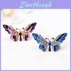 Butterfly Pin Fashion Alloy Enamel Jewelry For Women Spring