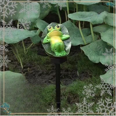 1pcs New Solar Outdoor Lights, Courtyard Park Corridors, Ambient Lights, Garden Decoration, Lawn Landscaping, Lawn Frog Lights