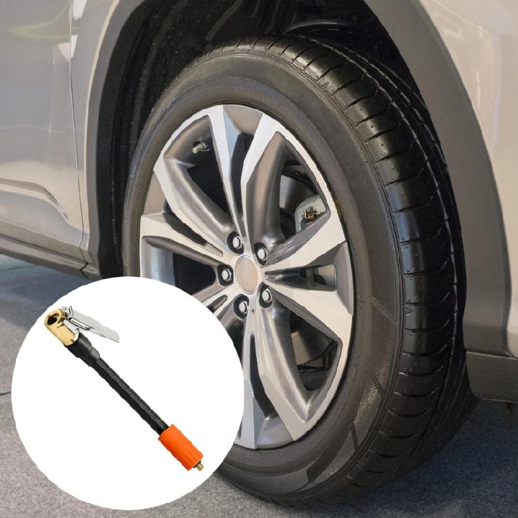 Tool Easy Silicone Air Chuck Adapters Quick Connection 6mm Thread Design Strong Wear Resistant Suitable For Car Bike Tires