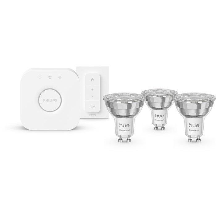Philips Hue Starter Kit - Ambient White And Colored Light -1 Bridge + 3 Gu10 Led Spotlights + 1 Dimmer Switch - Bild 6