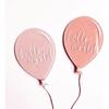 Hello World Balloon Acrylic Baby Monthly Cards,DIY 3PCS Milestone Balloon Blanks for Birth Announcement Gift Plaque, Maternity Fresh 48 Hospital Sign