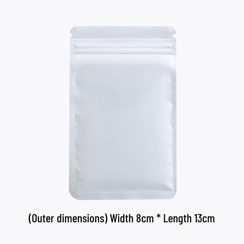 Double-Sided Frosted Aluminum Foil Self-Sealing Opaque Packaging Bag for Colored Ornaments