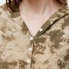 ONLY Women's Vintage Print Hooded Slim Fit Knit Sweater