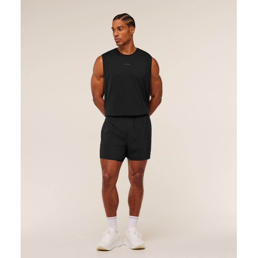 Gymshark Distance Seamless Tank Black A4b5i Bdkq