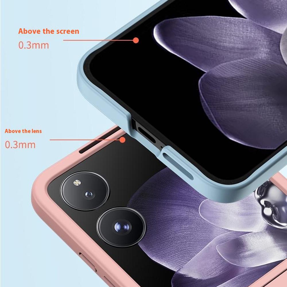 For Xiaomi Mix Flip 5G Case Skin-Touch Ultra Slim Hard PC Phone Cover