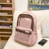 Schoolbag Schoolbag Junior High School Girls High Value Niche Two-dimensional Transparent Pain Bag Backpack Japanese Primary School Students Cartoon 