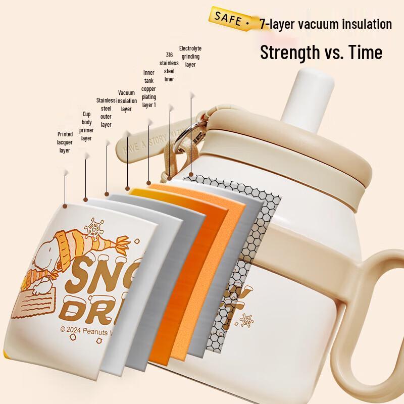 Snoopy 1000ml Big Belly Insulated Tumbler