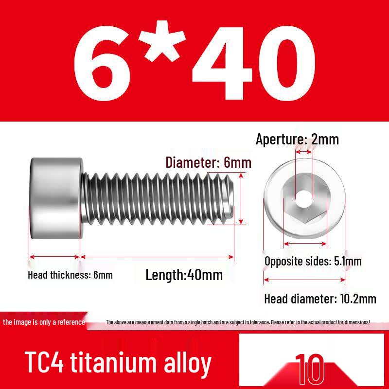 

Rongyu M6x40 Hex Socket Cylindrical Head Hollow Vacuum Screw