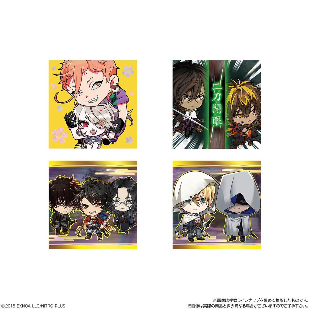 Bandai Niformation "Touken Ranbu ONLINE" Seal Wafers 2, 20 pieces, Candy Toys/Wafers