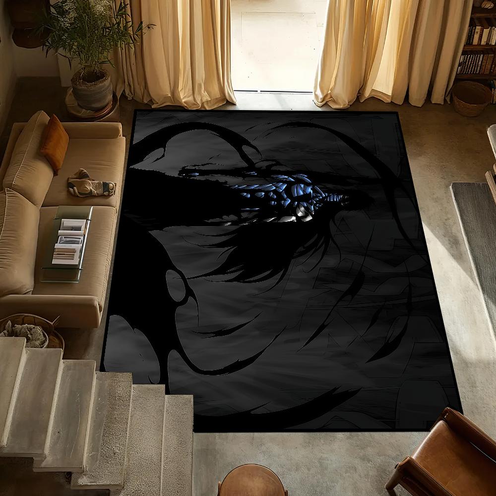 

small carpet Anti-Slip anime Kitchen Hot-blooded Bedroom Handmade Tufted Rug B-bleach Carpet Living Room Entrance Decoration SJR40x60CM