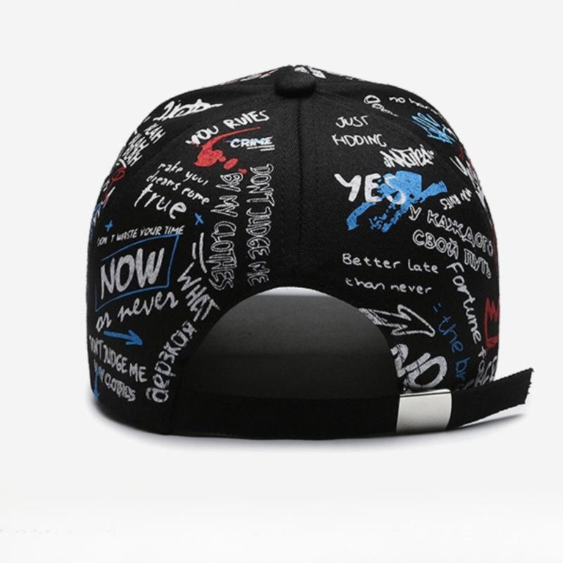 Vintage Washed Cotton Baseball Cap Letter Printing Adjustable Distressed Unisex Trucker Hat For Men Women Outdoor Casual Sun Hat