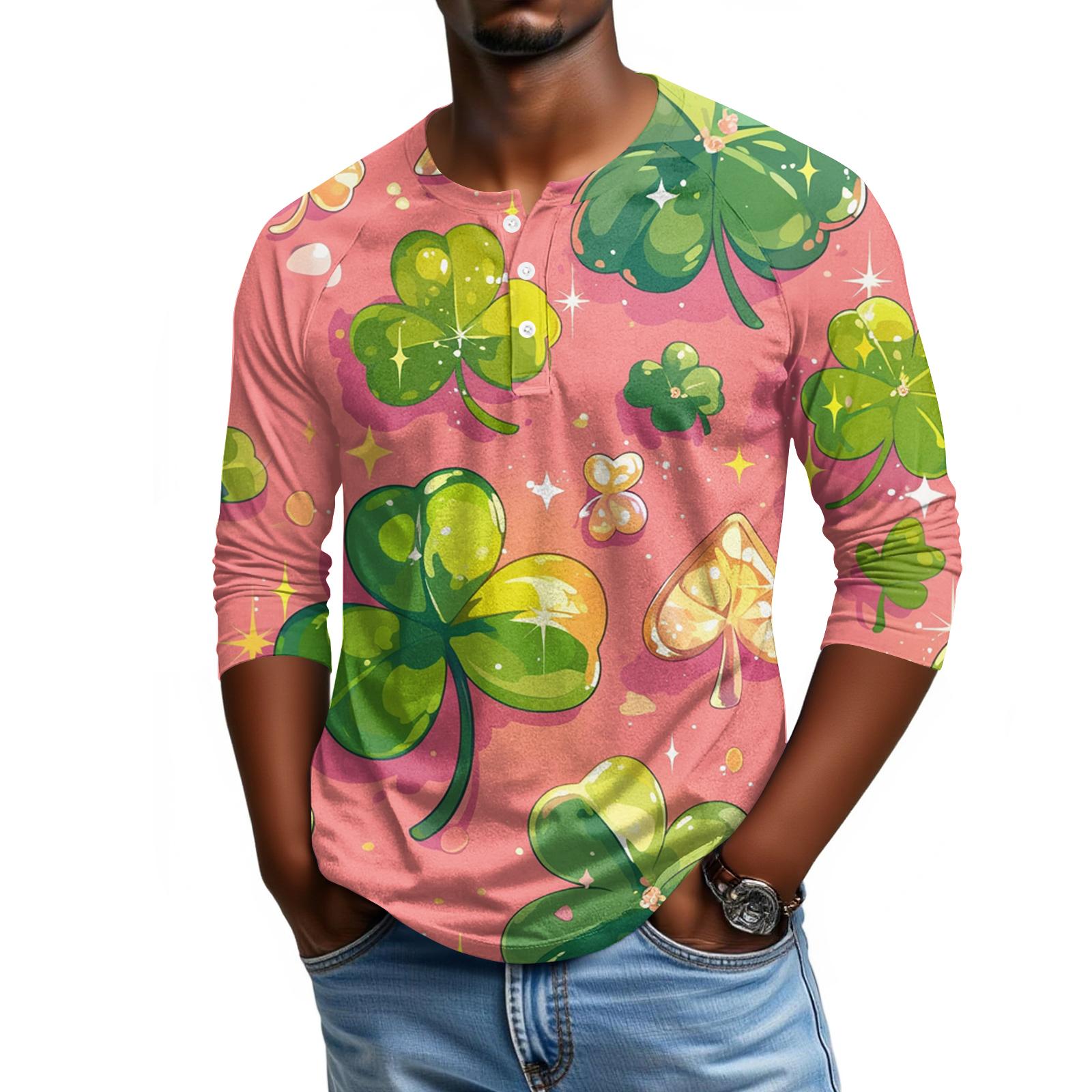 

Men s Raglan Sleeve Three-quarter Sleeve Top XL кавун червоний колір