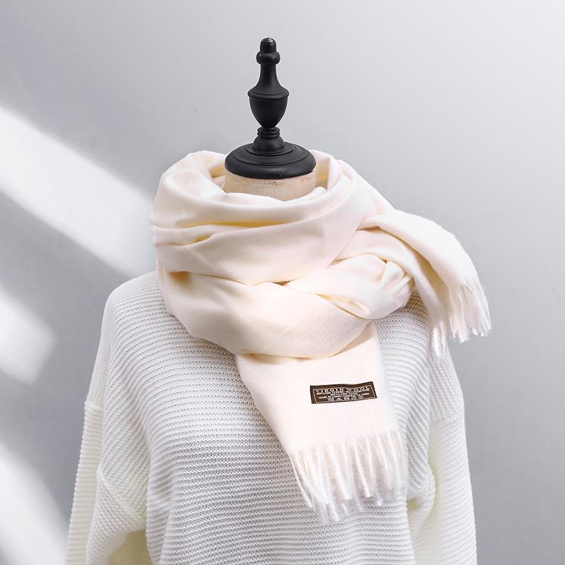 Autumn and winter cashmere scarf women's winter, annual meeting solid color imitation cashmere scarf, Dongdaemun scarf scarf shawl