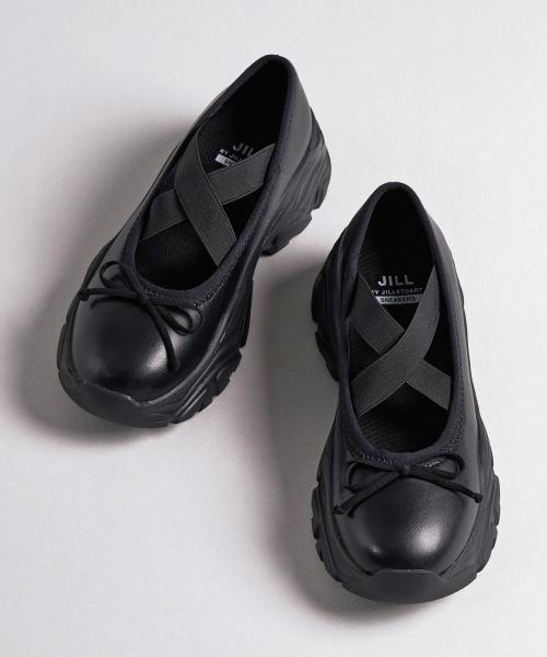 [JILL BY JILLSTUART] Marie Ribbon Mary Jane Platform Sneakers JLSO5F203BK