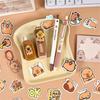 Adorable Capybaras Themed School Supplies Set Includes Practical Items Pen Eraser Sticker Memo Pad Study Essential