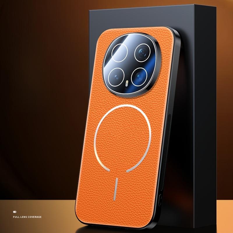 High-End Luxus Leder mit Litschi-Textur für Magsafe Hülle für Honor Magic 8 Pro 8 Magnetisches kabelloses Laden Kameraschutz Stoßfeste Hülle Funda