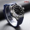 Premium Tropische FKM Gummiarmbänder 20mm 22mm Schnellverschluss Passform Flaches Ende Universelles Uhrenarmband Weiches Silikon Smartwatch Uhrenarmband