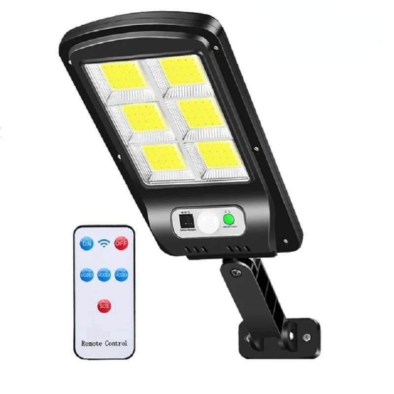 COB Upgraded Super Bright Solar Street Lamp, Outdoor Waterproof LED Solar Light with Motion Sensor for Garden Yard Patio Security Lighting