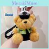 Firefighters Police Traffic Police Teddy Bears Plush Keychains Dolls Decorative
