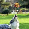 Soft Plush Handle Dog Toys With Bells Dog Chew Sounding Plush Ball  Cleaning Teeth