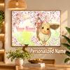 Eevee Custom Name Diamond Painting Personalized 5D Full Drill DIY Diamond Art Home Decor