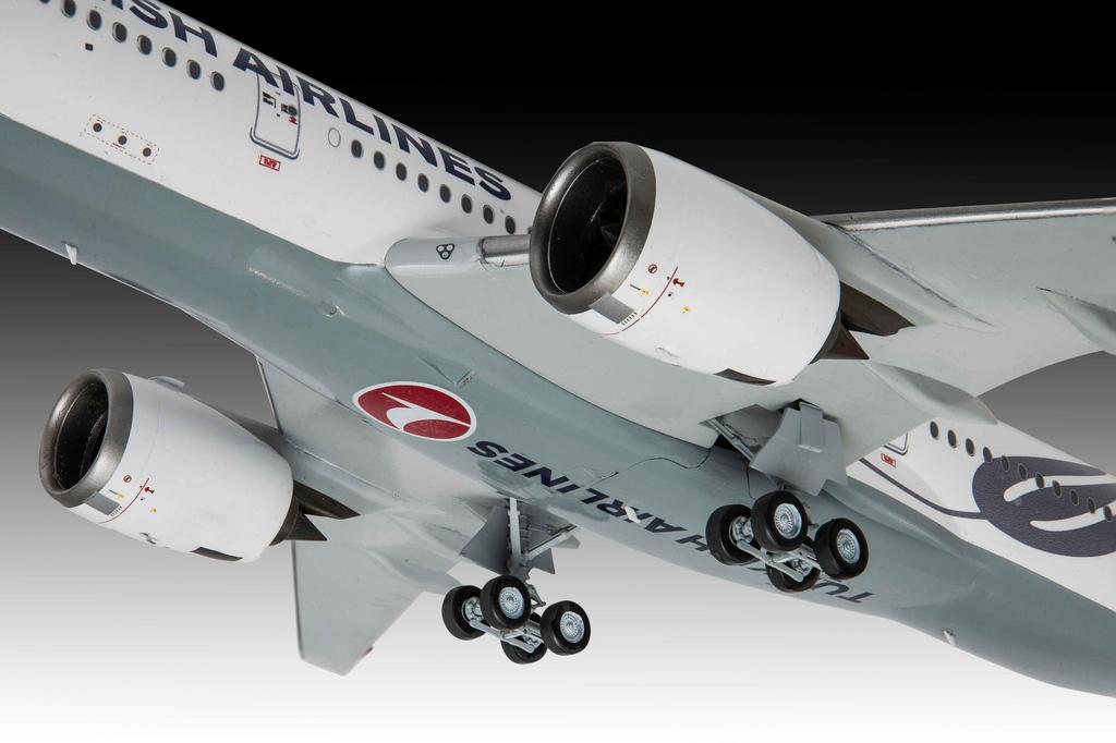 German Revell 1/144 Airbus A350-900 Turkish Airlines Plastic Model Kit 03773 (Airplane)
