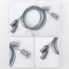 4pcs Adjustable Rope Suspension Set for LED Panel and Ceiling Fixtures with Steel Wire Hanging Solution Daily Use