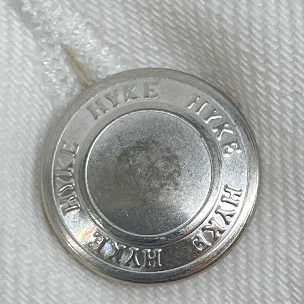 HYKE 241-17436 White BALLOON SLEEVE TWILL JACKET Jacket 1 whiteUsed