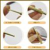 brass ear acupressure stick for acupressure and perfect for facial massage and rounded Spring-loaded, positioning, pointing. 13cm, tip, extendable.