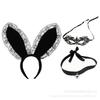 Easter halloween bunny headgear set cosplay props rabbit ears headband party headband