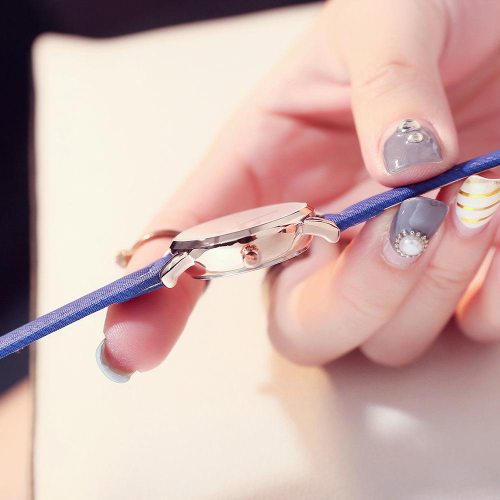 Belt Women's Watch Temperament Digital Scale Quartz Watch Casual Student Watch for Women