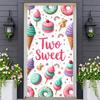 Birthday Display Sprinkle Detail Dessert Party Banner  Birthday Background Ice Cream Design Two Sweet Banner For 2nd