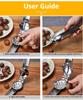 304 Stainless Steel Chestnut Opener A Magical Tool for Peeling Chestnuts Kitchen Utensil for Home Use Convenient and Efficient