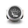 Car Meter 2" 52Mm Mechanical Oil Press Pressure Gauge 0-150PSI/0-10Bar Manual Alarm Setting Yellow Light 1/8NPT Connection