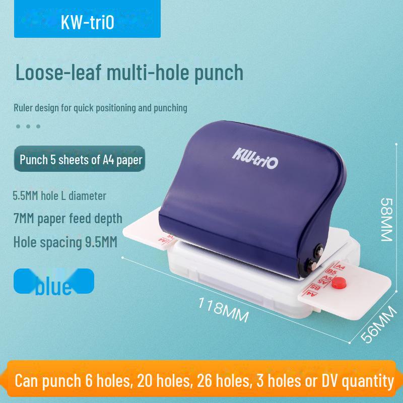 Kedeyou B5 Six-Hole Mini DIY Binder Punch