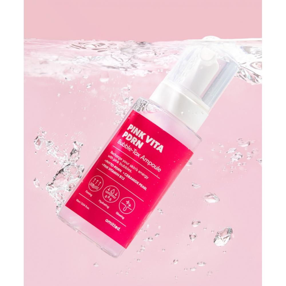 Omgetic [2pack] Pink Vita Pdrn Bubble ToX Ampoule 90ml X 2