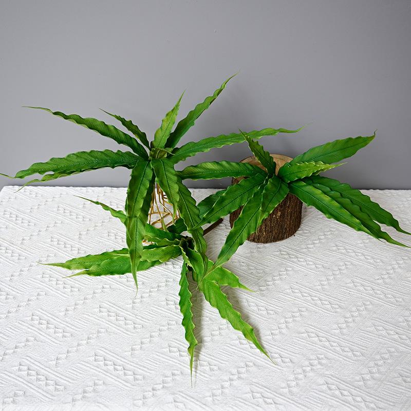 Large Artificial Fern 40cm 15Leaves Tropical Fake Fern WholesaleLeaves Persian Leaves Wall Hanging Plants For Home Garden Decor