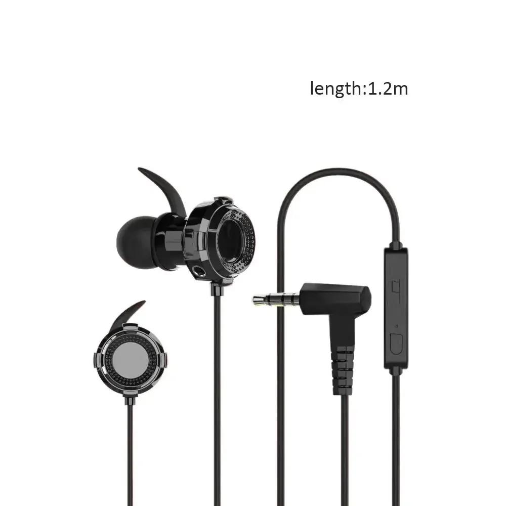 Handfree Stereo Bass Wired Headphones In Ear Earplug High-quality Headphones With Microphone Hearing Aids Sport Earbuds