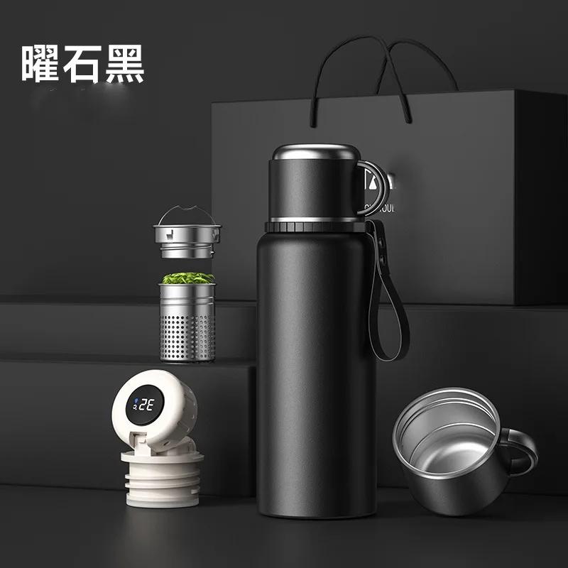 Portable High Appearance Large Capacity Stainless Steel Vacuum Thermos for Hot Coffee Vacuum Thermal Water Bottle Insulated Cup
