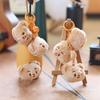 Cute Cute Butter Bear Pendant Plush Toy Doll Cartoon Bag Hanging Keychain Doll