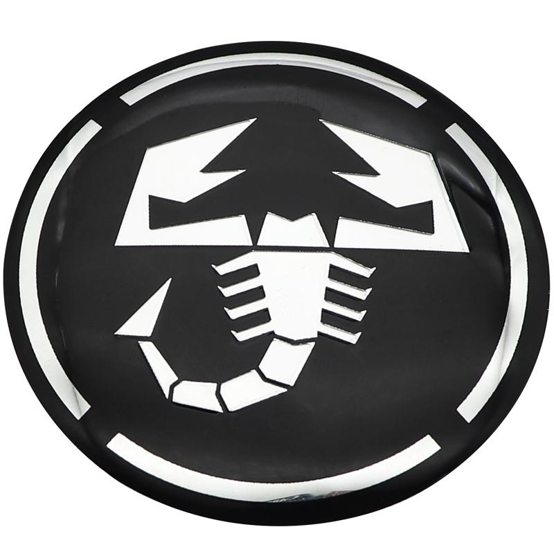 4Pcs 60mm Car Emblem Badge Wheel Center Hub Caps Cover for Abarth 500 595 695 Punto Stilo Palio Bravo Doblo Aegea Strada