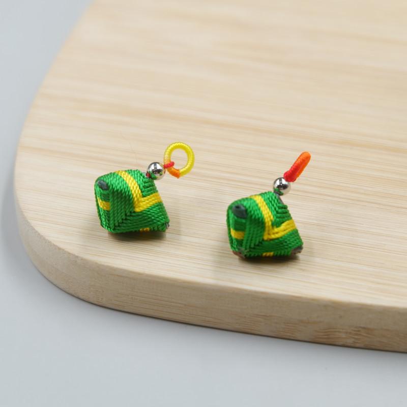 

Ручная работа Праздник драконьих лодок красочный маленький цзунцзы клубника арахис колокольчик мяч метла совок лотос стручок подвеска Winding dumplings зелёный