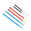 Drum Stick Nylon Portable Drumstick Accessory Set 2 Wire Brush 2 Wood Drum Rod with Storage Bag for Rock Band