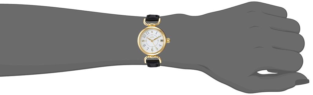 Fieldwork Ibany Analog Watch with Date Leather White Black Display, Strap, Dial, YM001-5, Women's,
