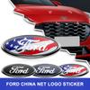 3D Plating Car Front Hood Emblem Bonnet Badge Trunk Decoration For Escort Explorer Fusion Kuga Mondeo Focus Ecosport C-Max
