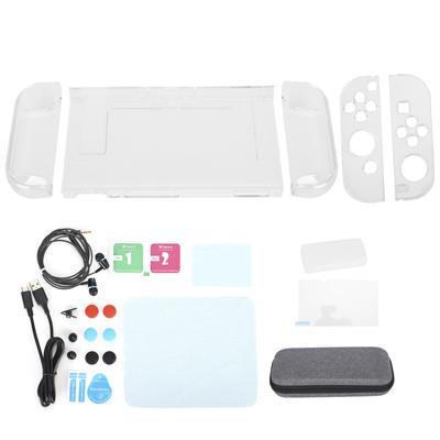 14 In 1 Game Accessory Set Storage Bag Case Screen Protector USB Cable Earphone for Switch