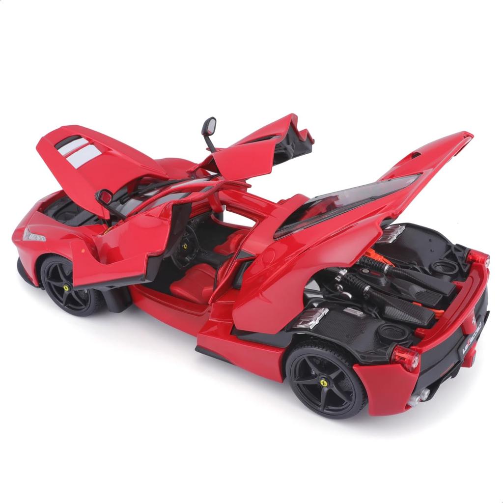 Bburago 1/18 Scale Ferrari LaFerrari Red / Diecast Model Car, Finished Product 18-16001